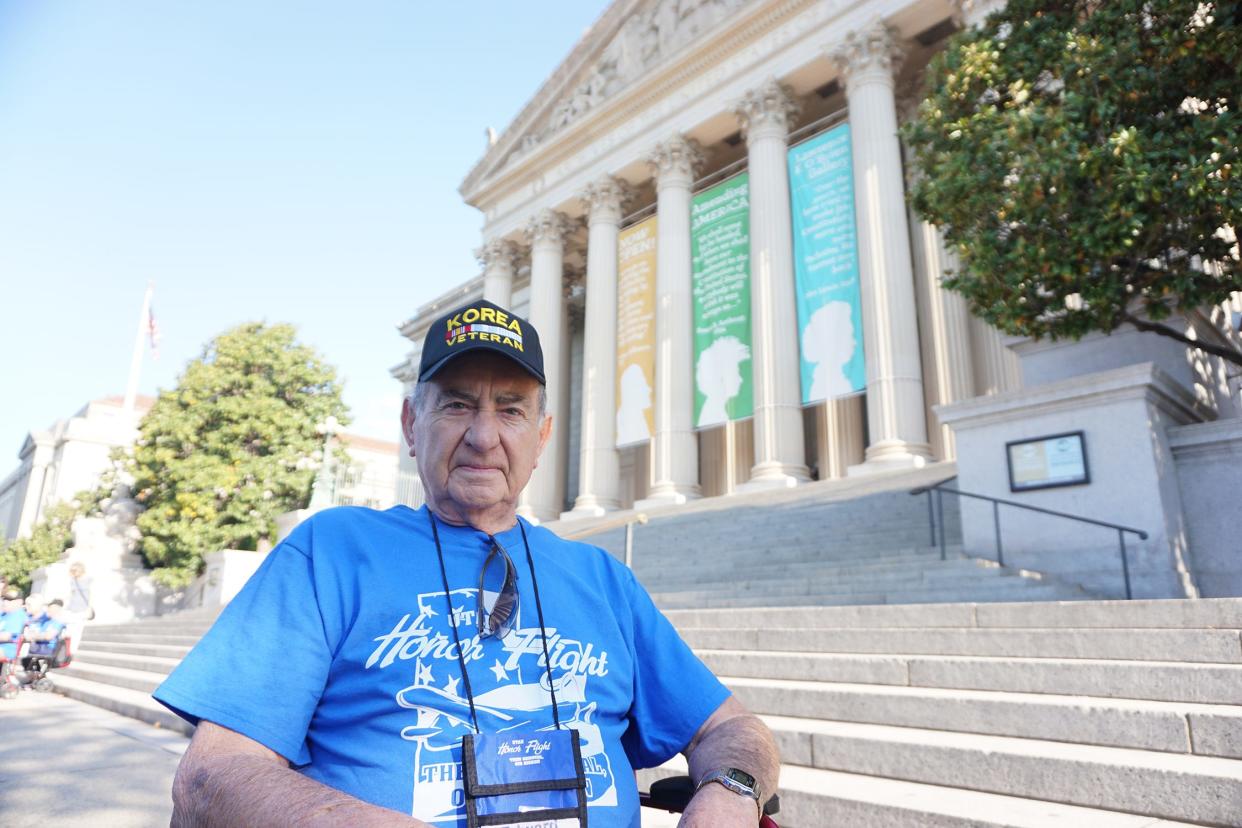 A retired Greyhound bus driver who logged nearly two million miles on duty, Barberis, 91, has lived in St. George for 28 years.