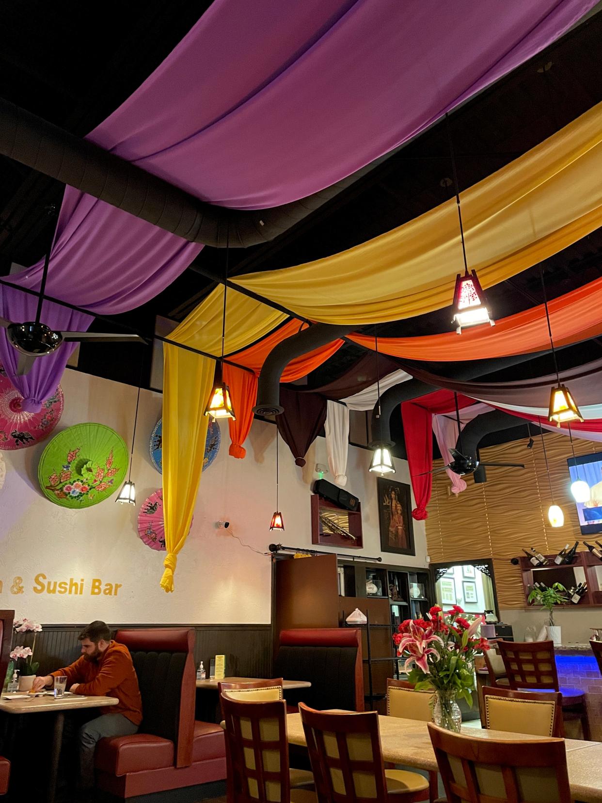 Thai Lanna & Sushi Bar has a bright and welcoming vibe.