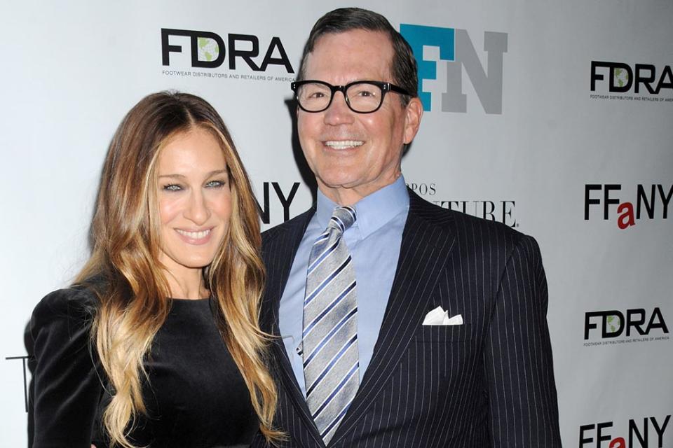 Sarah Jessica Parker and George Malkemus received the 2014 Launch of the Year award at the FNAAs for SJP. - Credit: SplashNews.com