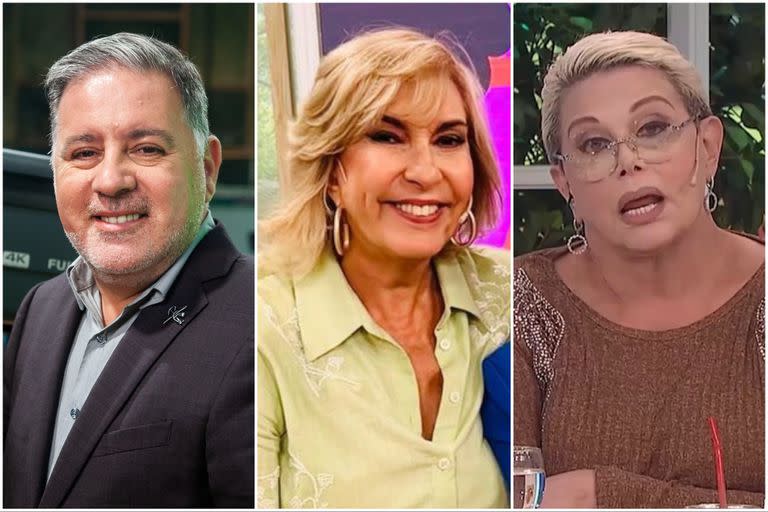 Fabián Doman, Georgina Barbarossa y Carmen Barbieri enredados en la competencia por el público de la mañana