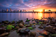 <p>San Diego is just straight up gorgeous. Even if it's a little too chilly to go for a swim in the ocean in the winter, if it's romance you're looking for, the views will do just fine. Stay at the <a rel="nofollow noopener" href="https://www.tripadvisor.com/Hotel_Review-g32578-d2309579-Reviews-Pantai_Inn-La_Jolla_San_Diego_California.html" target="_blank" data-ylk="slk:Pantai Inn;elm:context_link;itc:0;sec:content-canvas" class="link ">Pantai Inn</a> or the <a rel="nofollow noopener" href="https://www.tripadvisor.com/Hotel_Review-g60750-d112273-Reviews-Pacific_Terrace_Hotel-San_Diego_California.html" target="_blank" data-ylk="slk:Pacific Terrace Hotel;elm:context_link;itc:0;sec:content-canvas" class="link ">Pacific Terrace Hotel</a>. Be sure to take a day (or night) trip to La Jolla, too.</p>