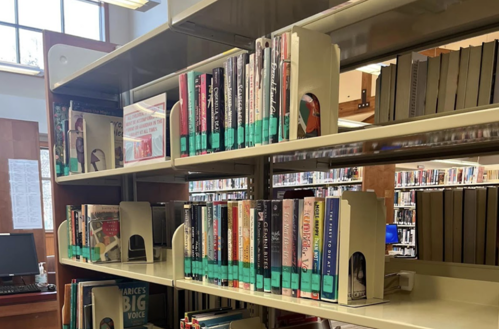 The "social section" in Crawford County Library's Van Buren branch (From court documents)