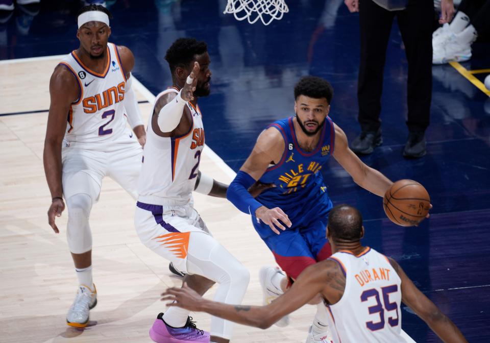 One moment in Game 1 of the Phoenix Suns vs.  Denver Nuggets NBA Playoffs series had Deandre Ayton critics sounding off on social media.