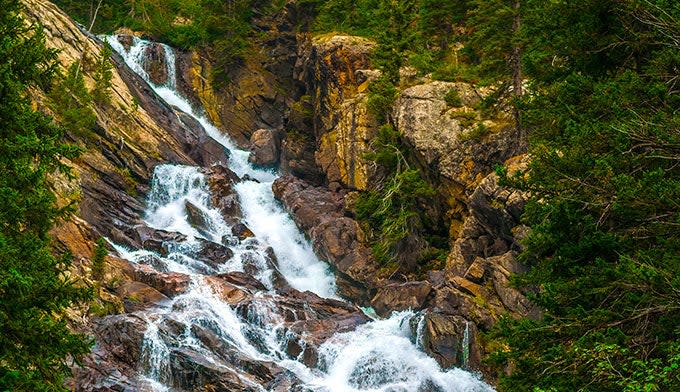Hidden Falls in Grand Teton National Park