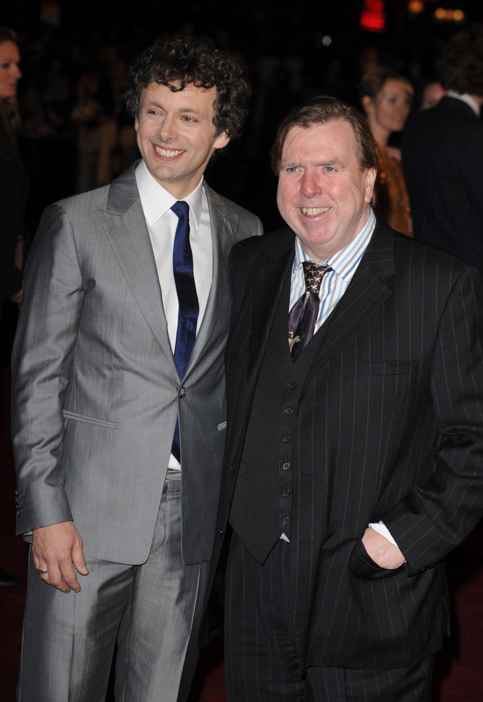 Michael Sheen and Timothy Spall arriving at the World Premiere of The Damned United, Vue Cinema, Leicester Square, London.