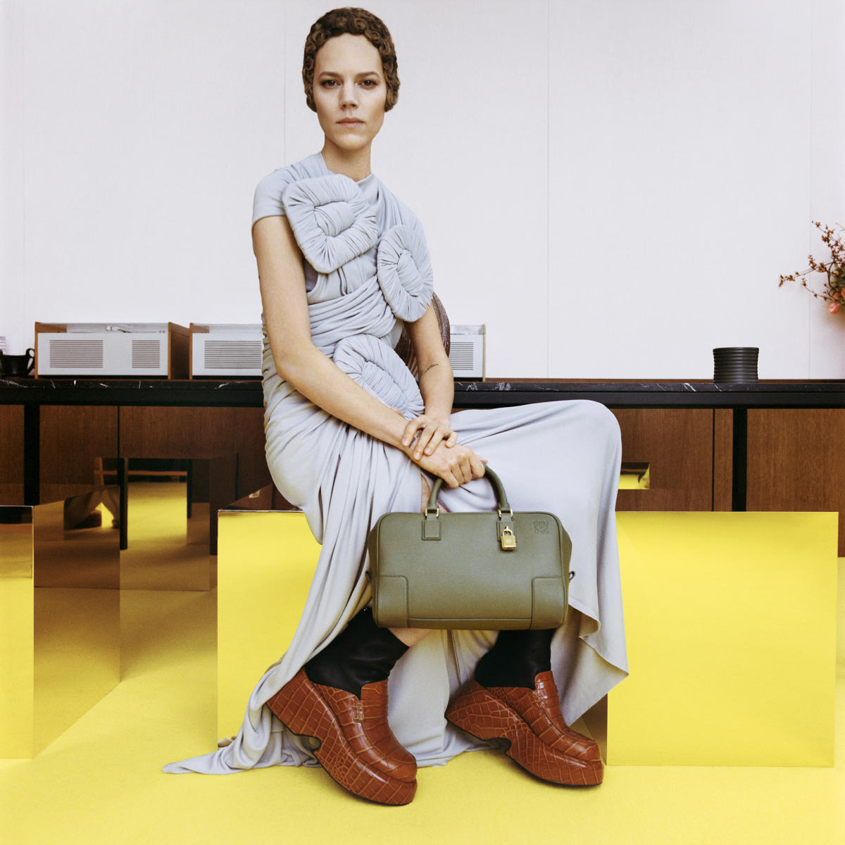 Love the sleeves on this outfit!, Delvaux Brillant Bag, New York Fashion  Week 8.2016