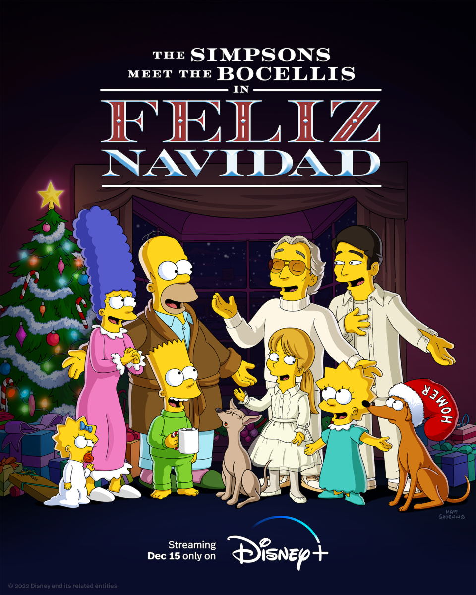 'The Simpsons Meet The Bocellis in Feliz Navidad'