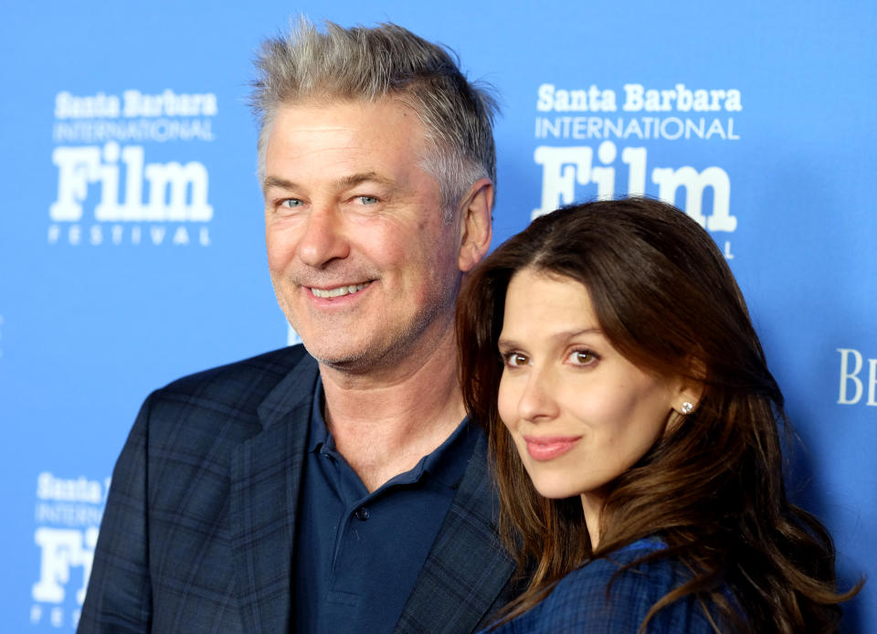 Alec and Hilaria Baldwin. Image via Getty Images.