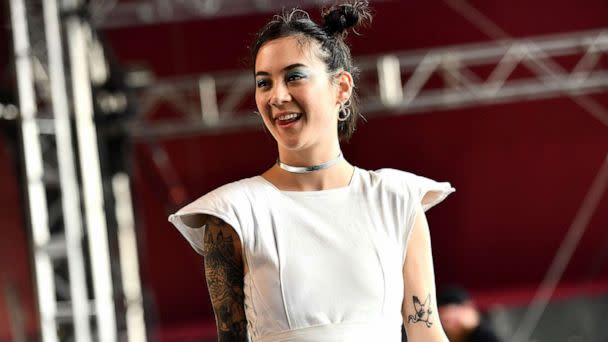 PHOTO: Singer Michelle Zauner of the band's Japanese Breakfast and Little Big League performs on the Gobi stage during week 1, day 3 of the Coachella Valley Music and Arts Festival on April 15, 2018 in Indio, California. (Scott Dudelson/Getty Images, FILE)