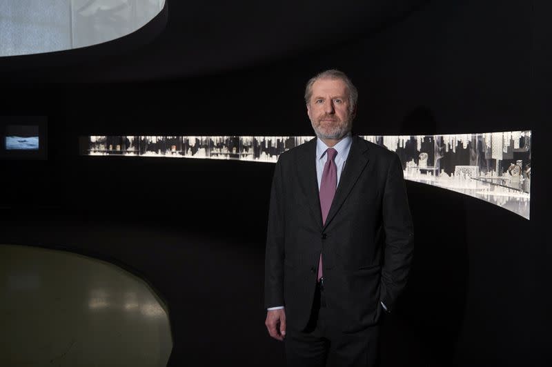 Guillaume de Seynes CEO of Hermes poses during a media presentation at the Watches & Wonders in Geneva