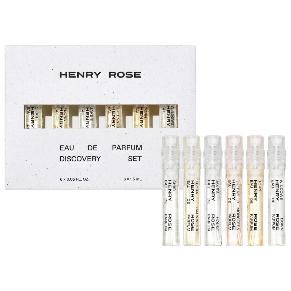 <p><a href="https://go.redirectingat.com?id=74968X1596630&url=https%3A%2F%2Fwww.sephora.com%2Fproduct%2Fdiscovery-set-henry-rose-P506274&sref=https%3A%2F%2Fwww.bestproducts.com%2Flifestyle%2Fg291%2Ftiny-stocking-stuffers-for-everyone%2F" rel="nofollow noopener" target="_blank" data-ylk="slk:Shop Now;elm:context_link;itc:0;sec:content-canvas" class="link ">Shop Now</a></p><p>Discovery Set</p><p>sephora.com</p><p>$28.00</p>