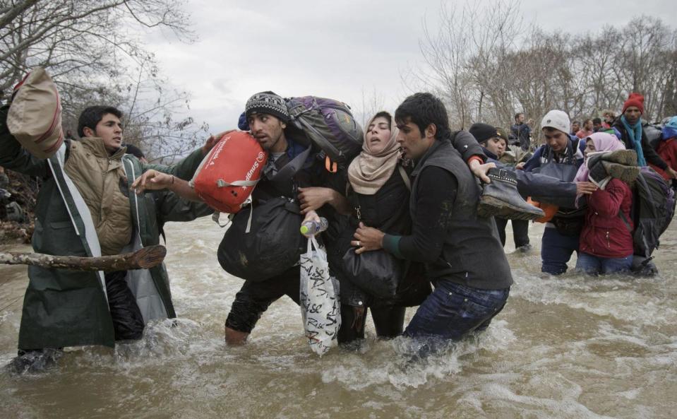 Refugee plight: The Government has come under pressure to let more children into the UK (Vadim Ghirda/AP via World Press Photo)