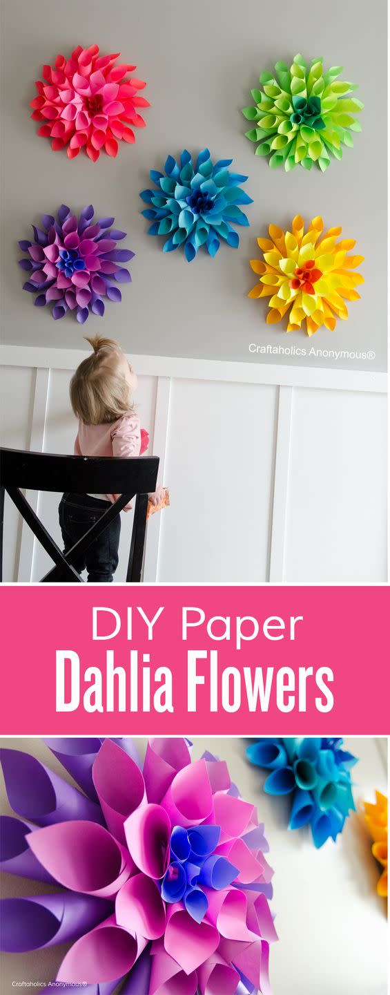 Paper Wall Flowers
