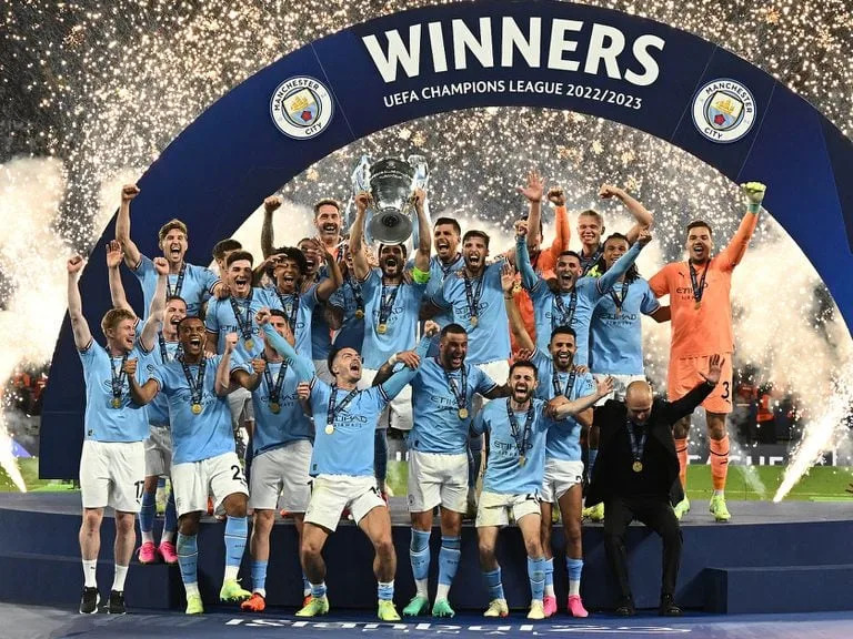 Manchester City se convirtió en el 22° club campeón de la Champions League al ganar el último trofeo