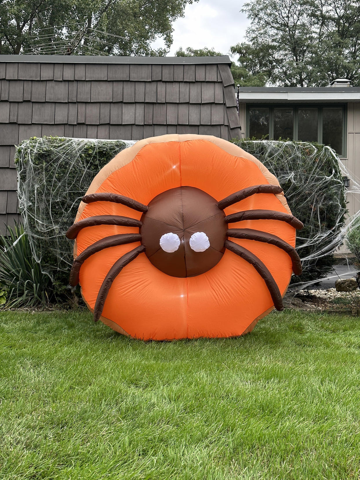 Dunkin’s Spider Donut Inflatable. (Courtesy Dunkin’)