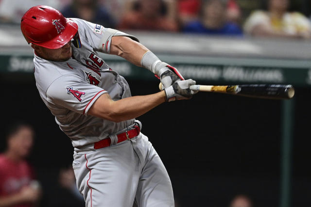 Daily Mike Trout Report: Leadoff double in 9th starts Angels' winning rally  in Cleveland