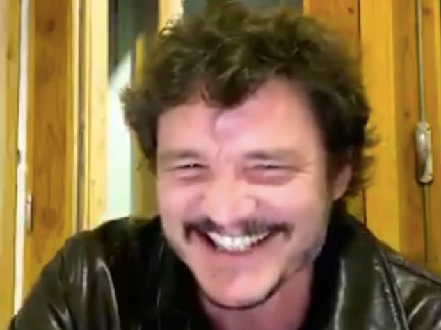 Pedro Pascal laughed after almost revealing too much (Variety)