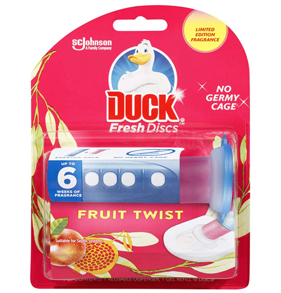 Duck Fresh Discs Toilet Bowl Cleaner & Freshener with Dispenser 