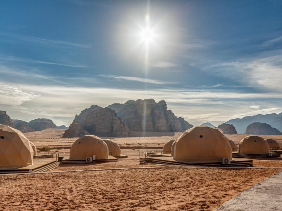 Hunker down under the stars in a dune-side Bedouin tent (Getty Images/iStockphoto)