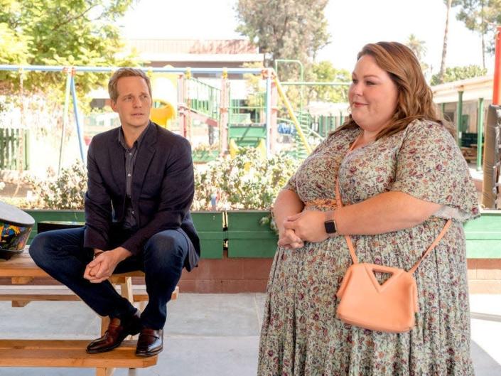 Chris Greere and Chrissy Metz on &quot;This Is Us.&quot;
