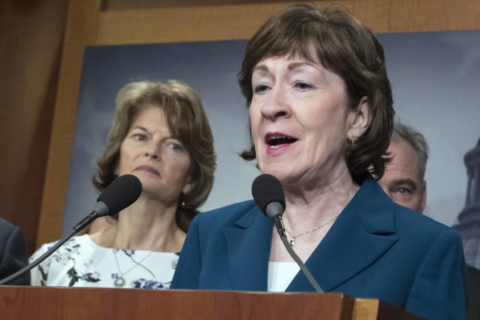 Sen. Susan Collins and Sen. Lisa Murkowski. 