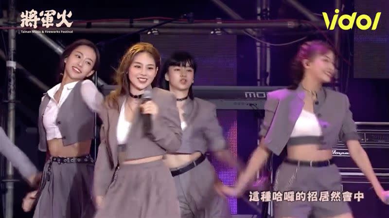 新生代女團PER6IX今晚登上「2020台南將軍火音樂節」舞台。