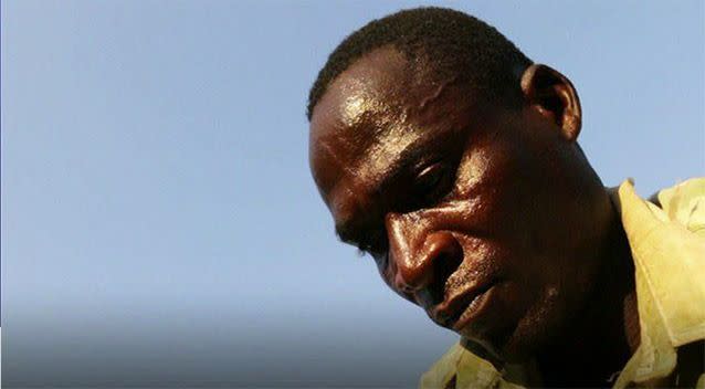 'Hyena' Eric Aniva is hired to 'cleanse' young girls after their first menstruation. Picture: BBC