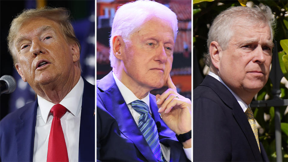 Donald Trump, Bill Clinton and Prince Andrew