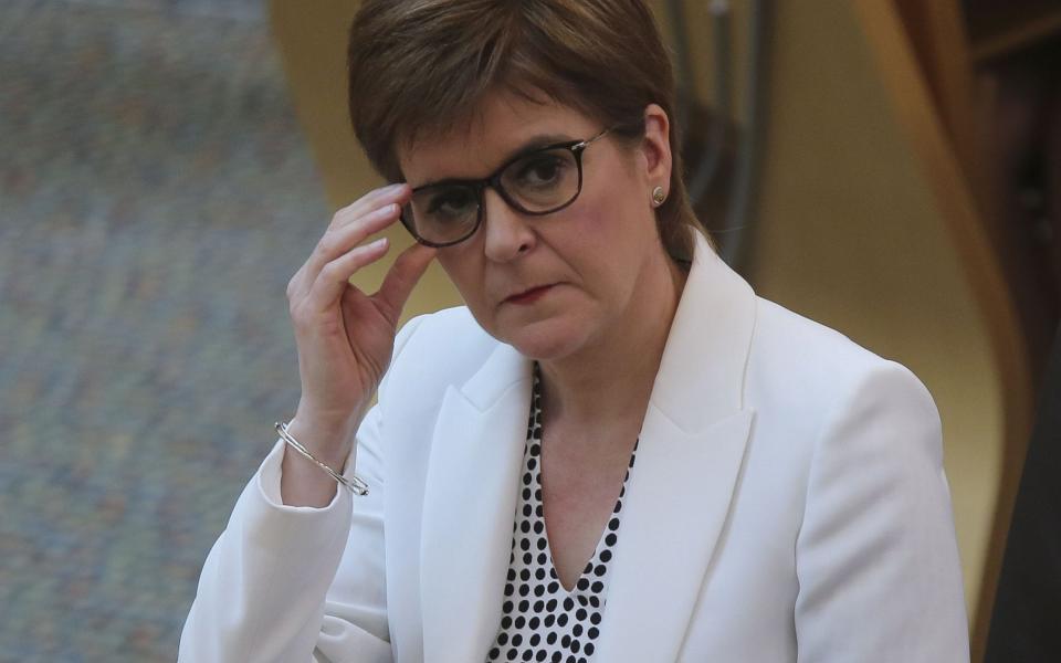 Nicola Sturgeon at First Minister's Questions - Getty Images Europe