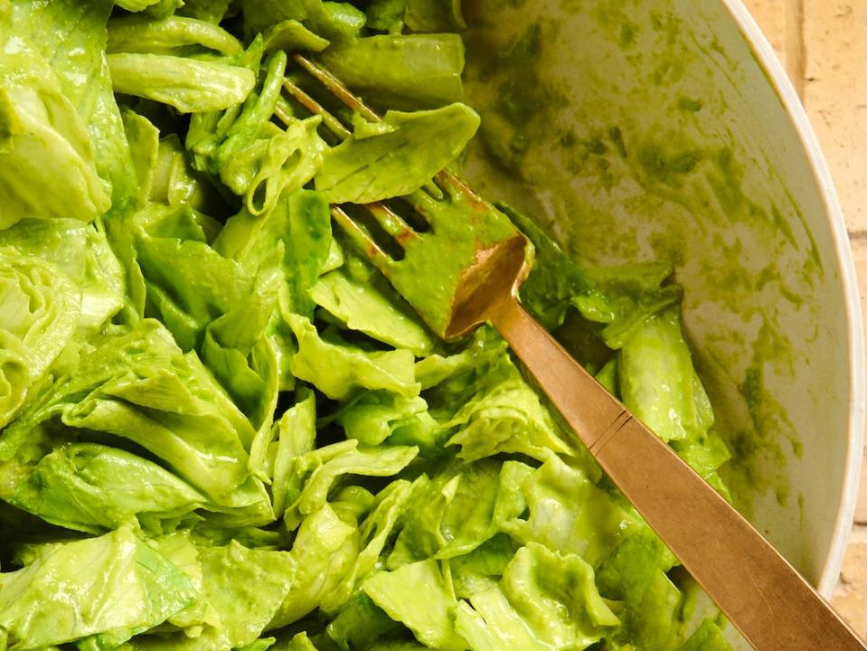 Green salad.