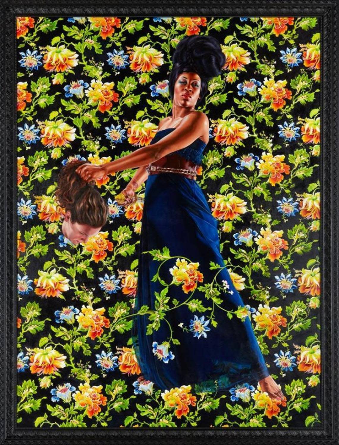 “Judith and Holofernes,” 2012, by Kehinde Wiley is part of the collection at the North Carolina Museum of Art in Raleigh.