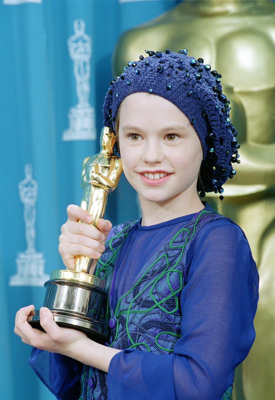 <strong>Then:</strong> Anna won the Oscar for Best Supporting Actress in 1994 at the age of 11 for her role in 'The Piano', making her the second youngest winner in Oscar history.