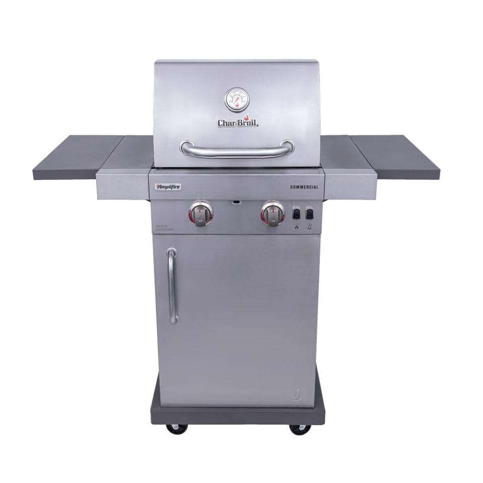 1) Char-Broil Commercial Series Amplifire 2-Burner Gas Grill