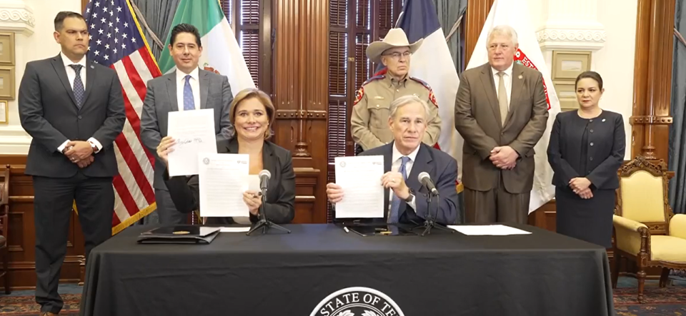 Chihuahua state governor Maria Eugenia "Maru" Campos traveled to Austin on Thursday to meet with Texas Gov. Greg Abbott to resolve a massive slowdown in cross-border commerce.