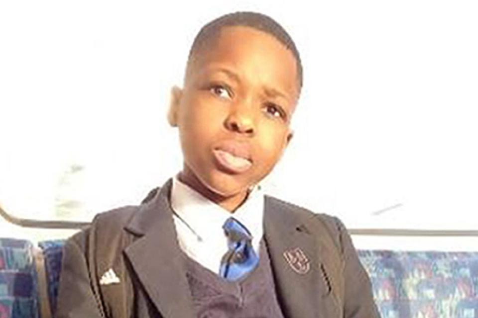 Daniel Anjorin, 14, who was killed on his way to school on Tuesday (PA Wire)