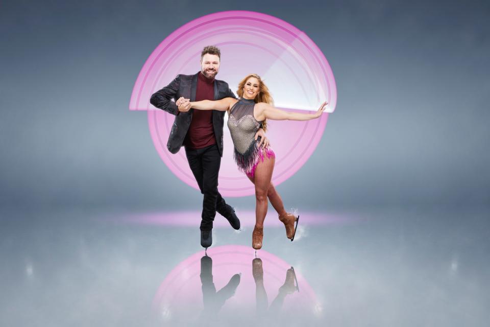 Skating: McFadden has been paired with Alex Murphy for the ITV competition (ITV)