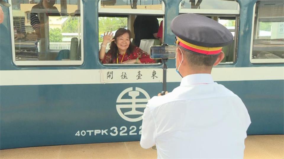 「藍皮解憂號」復駛　小鐵道迷守候拍美景