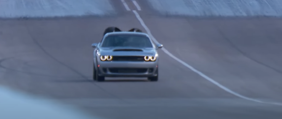 dodge demon 170 pulls off first public drag strip run