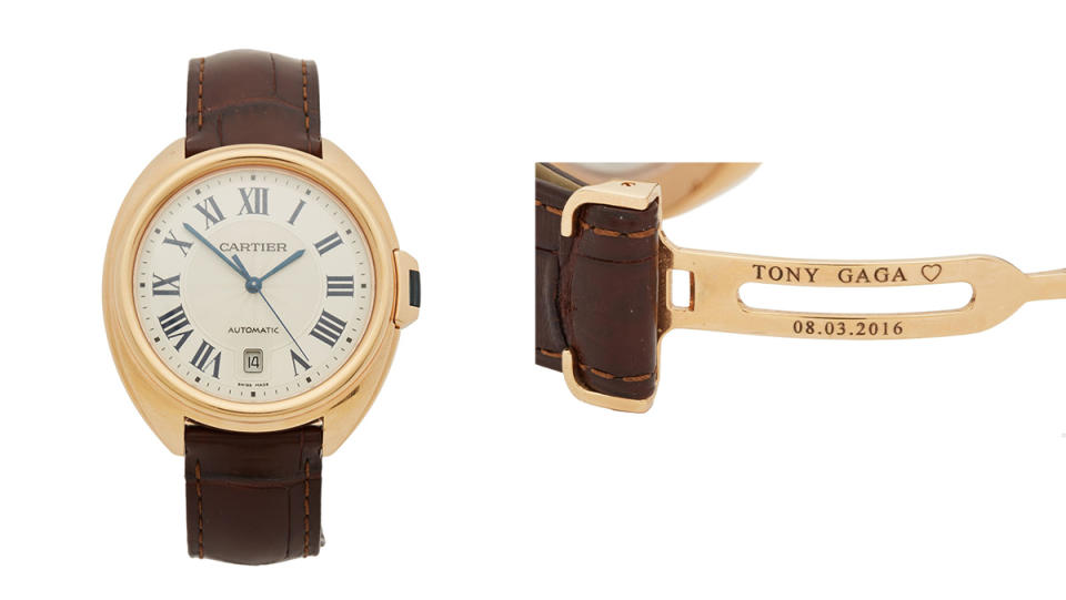 Tony Bennett Clé de Cartier wristwatch Lady Gaga