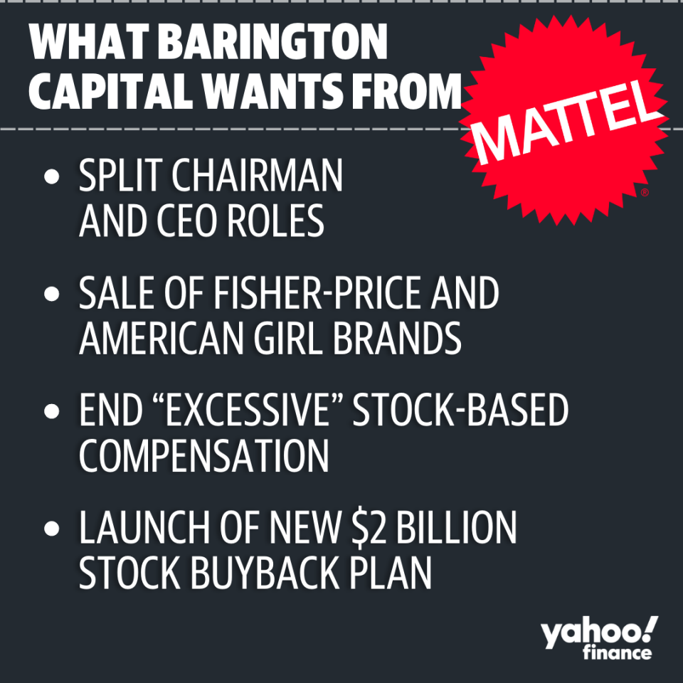 Mattel faces an activist agitator.