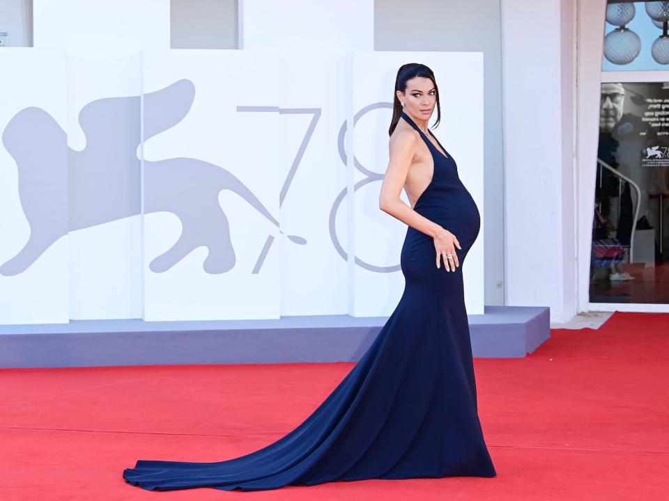 Paola Turani at the 2021 Venice Film Festival.