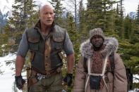 <p>Die Geschichte bei der Fortsetzung des Action-Abenteuers war erneut eher Nebensache: "Jumanji - The Next Level" ist ein rundherum gelungener Familienfilm, wie er spaßiger nicht sein könnte - auch weil Dwayne Johnson (links) als Dr. Smolder Bravestone und Kevin Hart als Franklin "Mouse" Finbar ihr komisches Talent beweisen dürfen. (Bild: )</p> 