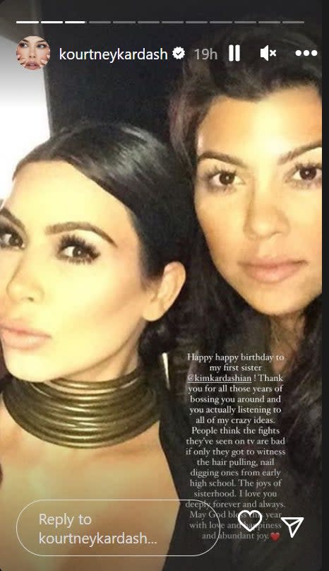 Kourtney Kardashian Celebrates Kim Kardashians Birthday 
