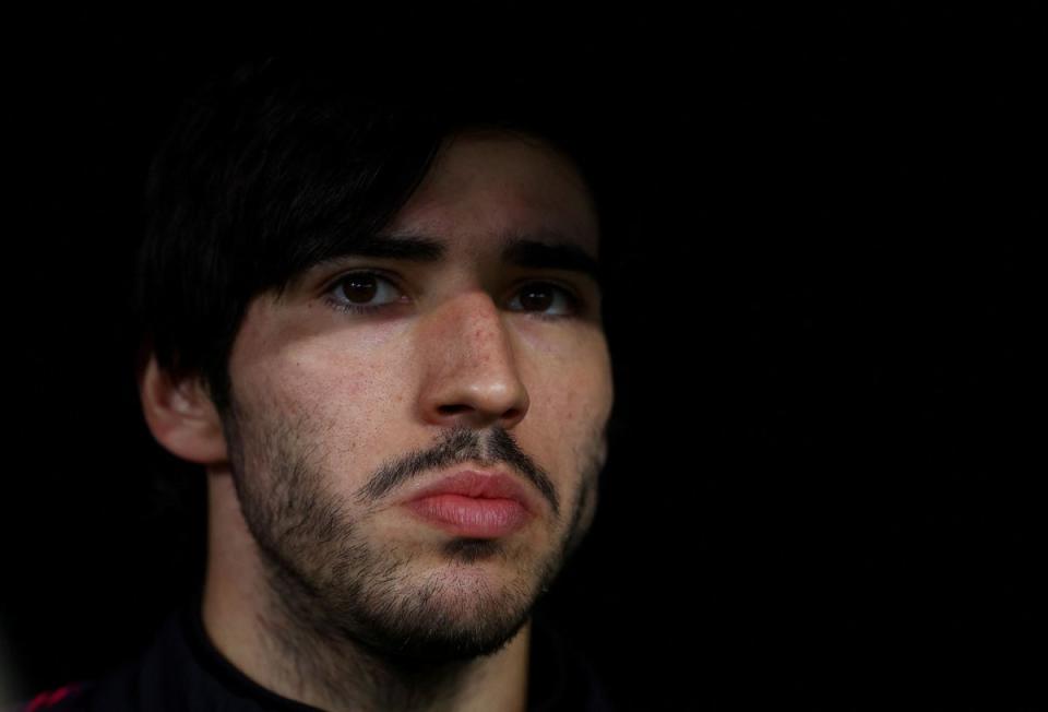 Sandro Tonali arrived for a club-record fee but underwhelmed before being handed a 10-month ban. (Action Images via Reuters)