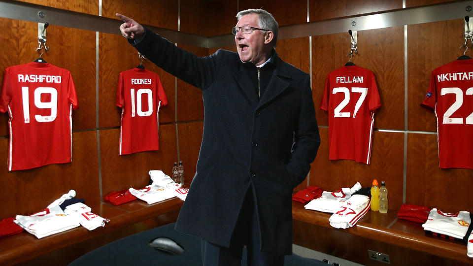 Sir Alex Ferguson was famous for his half-time hairdryer treatment.