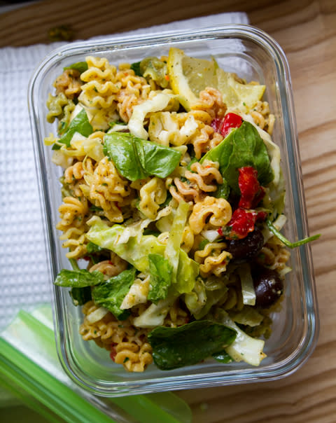 Lemon Veggie Pasta Salad