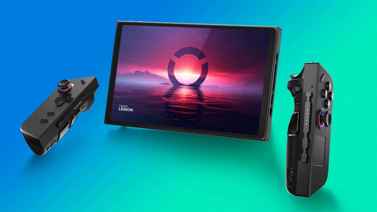  Lenovo Legion Go controllers can detach like a Nintendo Switch. 