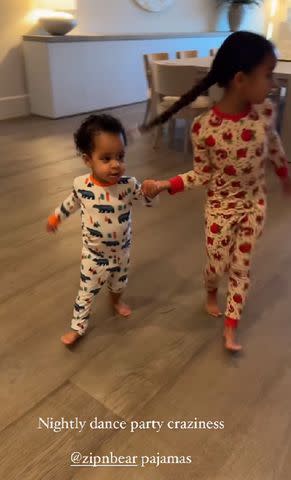 <p>Khloe Kardashian/Instagram</p> Tatum and Dream