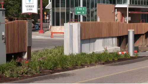 Connor O'Donovan/TWN: The downtown flood Barrier in Calgary