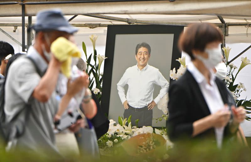 ▲日本將在9月27日為安倍晉三舉行國葬。（圖／美聯社／達志影像）